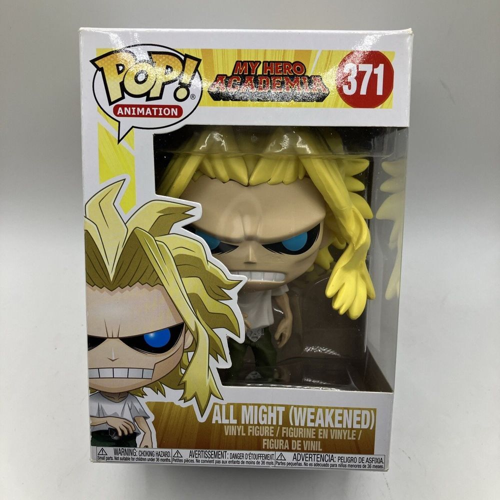 Funko Pop My Hero Academia All Might Weakened Form #371 Vinyl Figure Collectible
